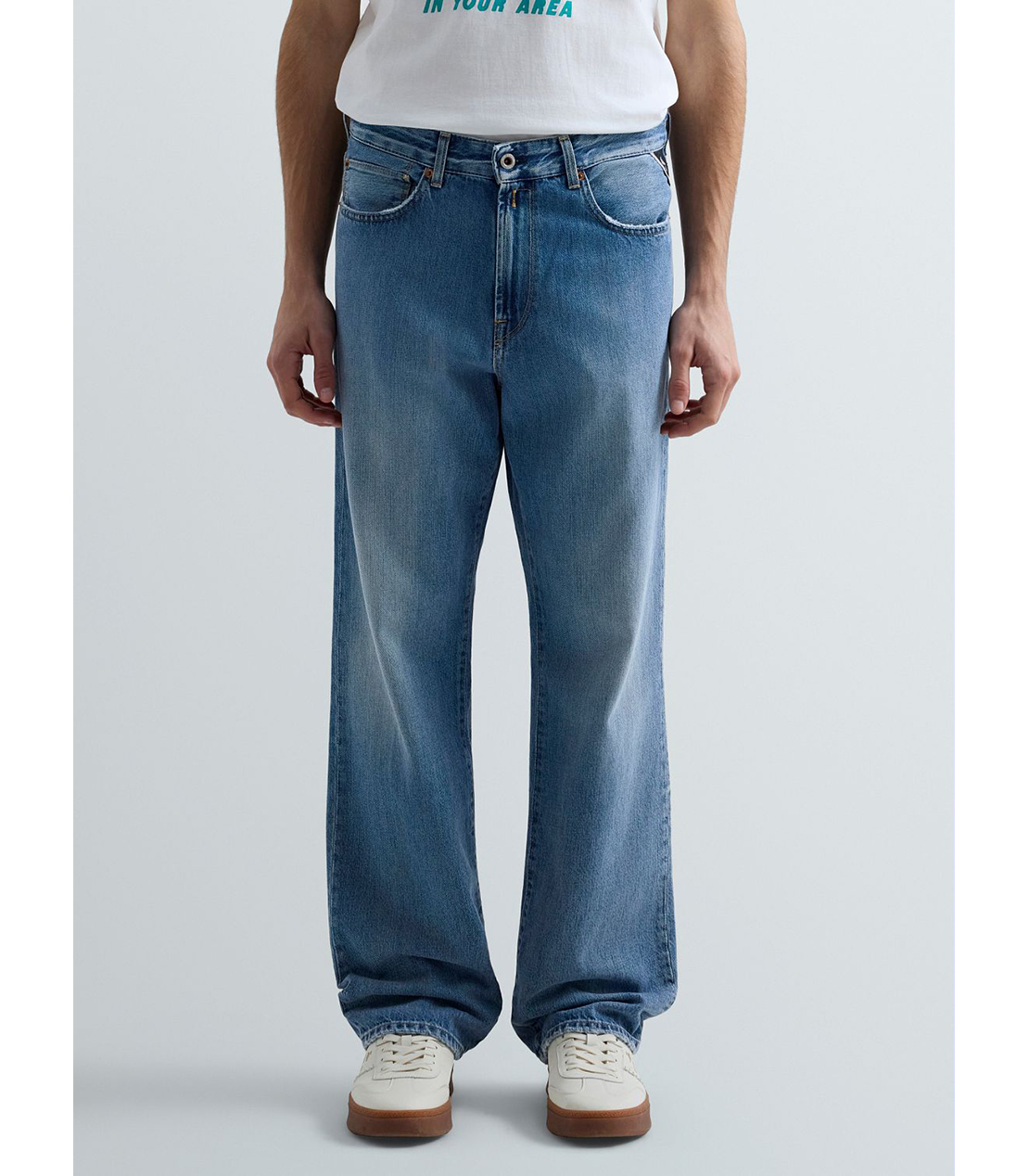 ルーズフィットDEEWEY インディゴデニム